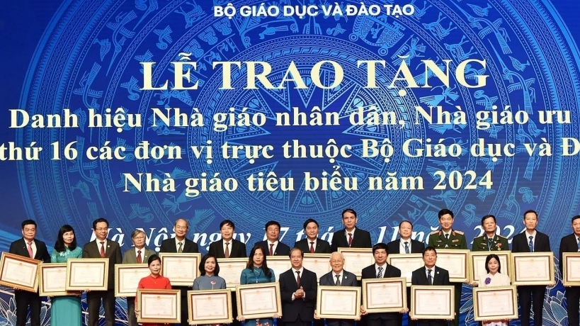 1188 nha giao duoc phong tang danh hieu nha giao nhan dan nha giao uu tu