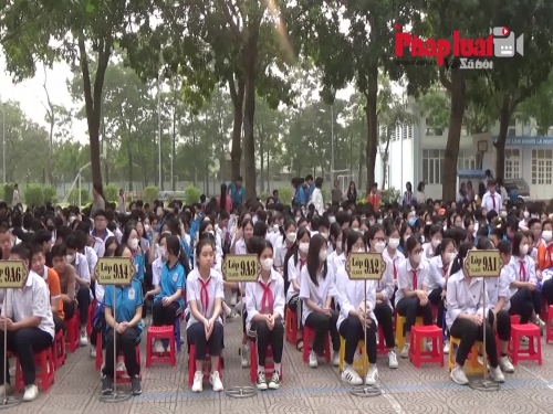 Hà Nội: Hơn 1000 học sinh cấp 2 được truyền thông về trợ giúp pháp lý và Luật An ninh mạng