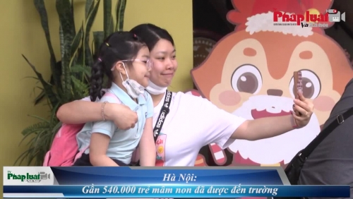 Gần 540.000 trẻ mầm non tại Hà Nội đến trường