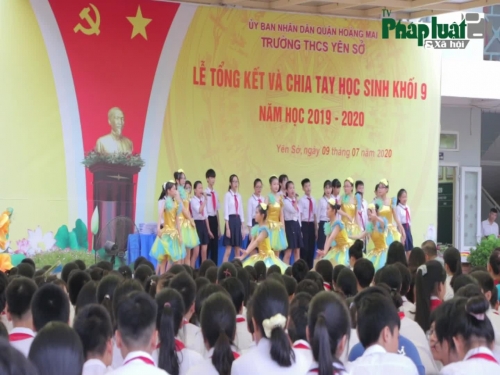 Hà Nội: Nhiều trường phổ thông tổ chức bế giảng năm học 2019 - 2020